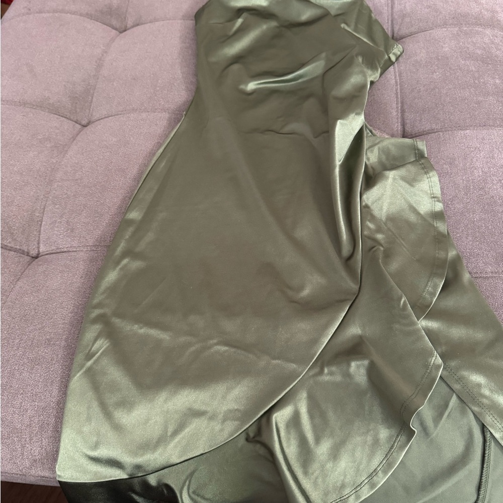 Inspired Hearts Olive High Low Dress
